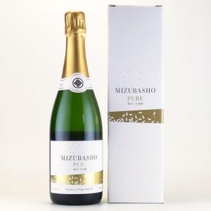 日本酒　専用化粧箱入り　PURE 瓶内二次醗酵　720ml　スパークリング　ピュア　プレゼント　水芭蕉　永井酒造