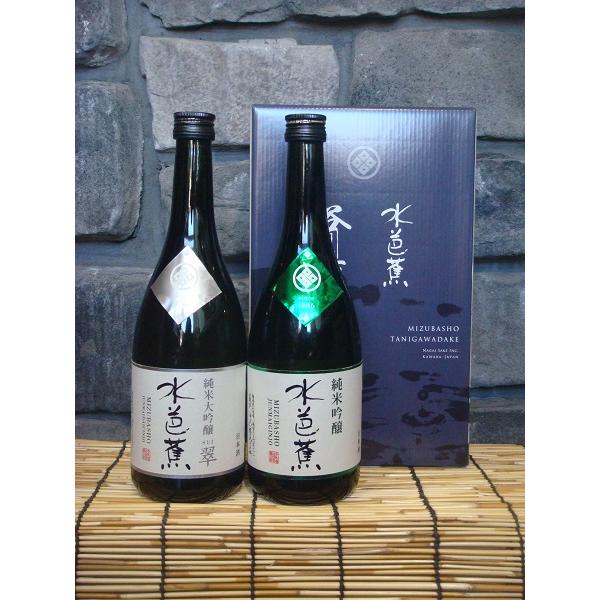 御中元　日本酒　水芭蕉飲み比べギフト　720ml×2本　群馬県　プレゼント　永井酒造　お土産