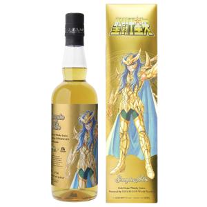 ウイスキー　AMAHAGAN 聖闘士星矢 ゴールドセイント ウイスキーシリーズ 「ライブラ 童虎」700ml　アマハガン　ジャパニーズウイスキー｜kimuraya