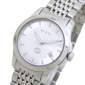グッチ GUCCI 腕時計 YA1265028 レディース Gタイムレス クオーツ ホワイト シルバー｜kimurayashop