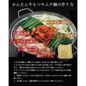 もつ鍋 大阪鶴橋 牛もつキムチ鍋セット (牛も...の詳細画像2
