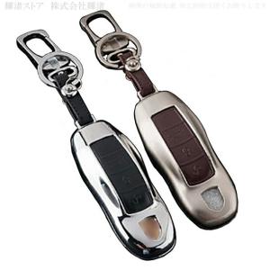 ポルシェ A レザー 本革 スマートキーケース キーカバー キーホルダー 718 981 987 ケイマン ボクスター 997 991カレラ ターボ カイエン 958 マカン パナメーラ