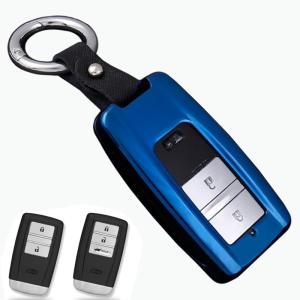 ホンダ アキュラゴージャスメタル スマートキーケース キーカバー キーホルダー レジェンド NSX Acura MDX RDX CDX レザー 本革ベルト アクセサリー パーツ
