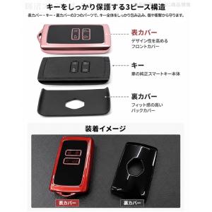 ルノー TPU スマートキーケース キーカバー...の詳細画像2