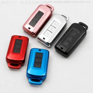 三菱 TPU キーケース キーカバー キーホル...の詳細画像4