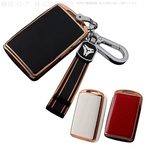 マツダ ゴールド TPU スマートキーケース キーカバー CX3 CX30 CX5 CX60 CX8...