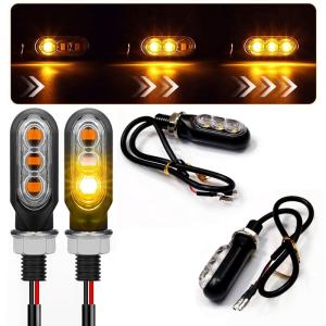 SR400.LEDウィンカー 4個セット ブラック ヤマハ SR400 ミニ LED ウインカー 4個 ICリレー付 車検対応 小型