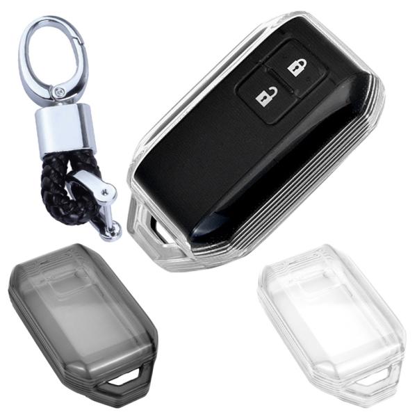 スズキ TPU スマートキーケース キーカバー キーホルダー フロンクス ソリオ スイフト ジムニー...