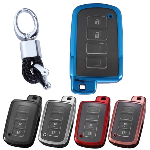 トヨタ TPU キーケース キーカバー キーホルダー プリウスa 40系後期 ハリアー60 シエンタ...