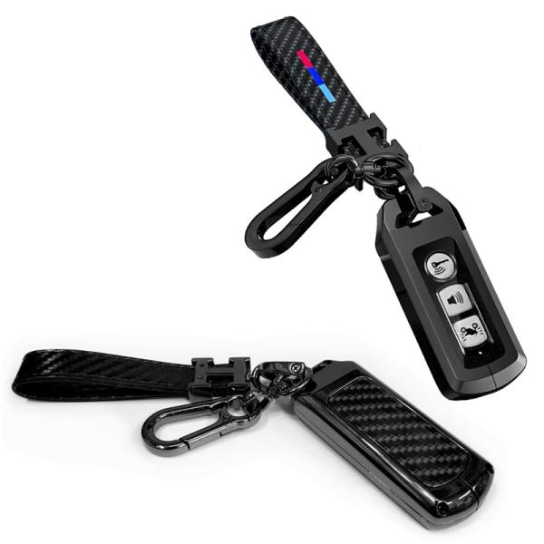 ホンダ バイク メタルカーボン調 スマートキーケース キーカバー PCX125 150 JF81 J...