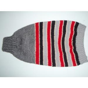 25-S-1 犬服 / オリジナル・手編みセーター 【ハンドメイド】 模様編み