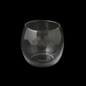 ガラス容器 キャンドル用 円形タイプ サークルSフィルム付き【6個