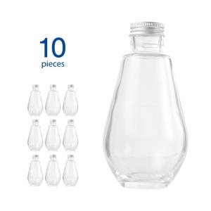 ハーバリウム瓶 オーバル218ml フタ付き 10個セット [日曜祝日 配送休業]
