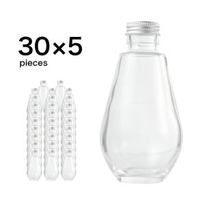 ハーバリウム瓶 オーバル218ml フタ付き 業務用5カートン(30個×5箱) ※取り寄せ [日曜祝日 配送休業]