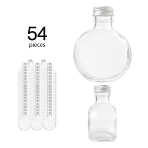 ハーバリウム瓶 サークル150ml フタ付き 業務用5カートン(54個×5箱) ※取り寄せ [日曜祝日 配送休業]
