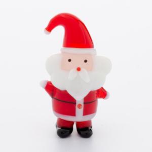 ガラス細工 サンタさん 6個セット   [日曜祝日 配送休業]