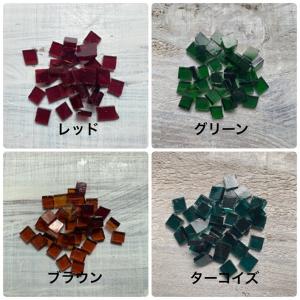 【トルコランプ】 ガラスチップ 四角形 50g...の詳細画像2