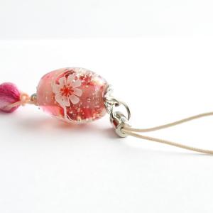 「花泡 タッセル ストラップ」タッセル 花 ミ...の詳細画像2