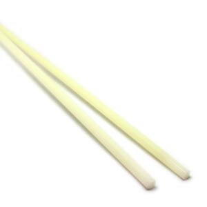 ガラスロッド（クリーム色クリスタル（鉛）ガラス）100g