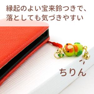 「インコ 玉 根付 01」インコ グッズ 携帯...の詳細画像2