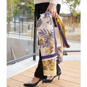 cawaii french」ストール スカーフ マフラー ショール 大判 花柄
