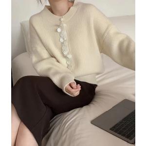 送料無料 ニットトップス セーター 長袖 秋春...の詳細画像1