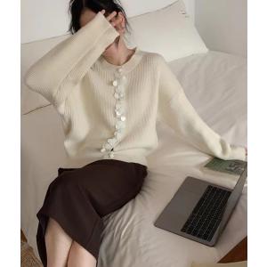 送料無料 ニットトップス セーター 長袖 秋春...の詳細画像2