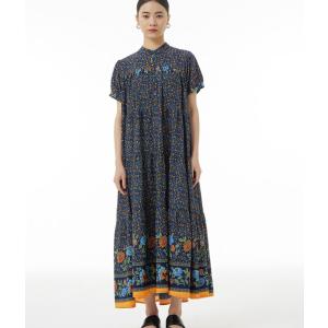 送料無料 ワンピース ドレス 半袖 パフスリー...の詳細画像3