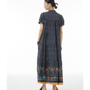 送料無料 ワンピース ドレス 半袖 パフスリー...の詳細画像4