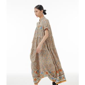 送料無料 ワンピース ドレス 半袖 パフスリー...の詳細画像5