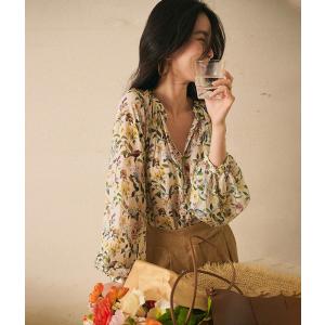 送料無料 トップス ブラウス シャツ 羽織 長...の詳細画像1