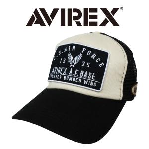 AVIREX メッシュ キャップ おしゃれ カッコイイ メンズ 帽子 アヴィレックス ベースボールキャップ アビレックス 紳士 １色のみ 単色｜アウトレットきなりや
