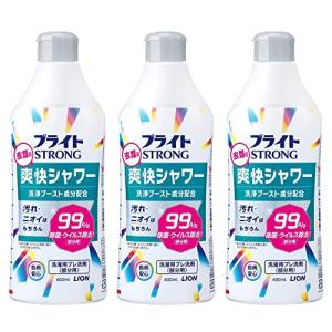 ブライトSTRONG 衣類の爽快シャワー 洗濯洗剤 部分用 本体400mL ×3個｜kinastore