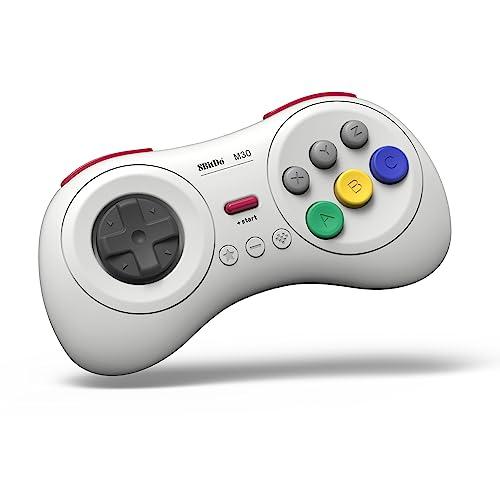 8Bitdo M30 Bluetoothゲーミングコントローラー6ボタンゲームパッド NS Swit...