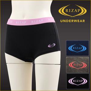 レディース 一分丈ショーツ ウエストゴムロゴ RIZAP ラ...