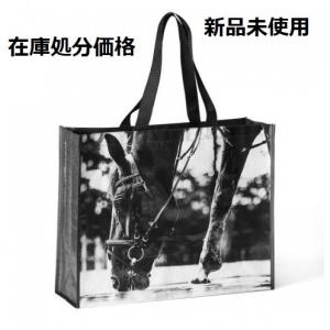 在庫処分　馬　折り畳み　大きめなトートバッグ　エコバッグ　乗馬