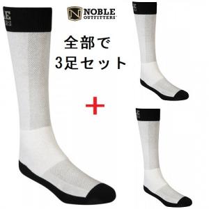 在庫処分　3足セット　Noble Outfitters　ライディングソックス　乗馬ソックス　乗馬靴下　(1)　乗馬　馬術