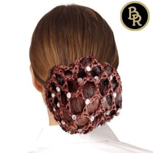 BR スワロフスキークリスタル付き ヘアネット...の詳細画像4