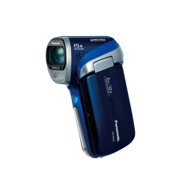 パナソニック デジタルムービーカメラ WA2 防水仕様 ディープブルー HX-WA2-A