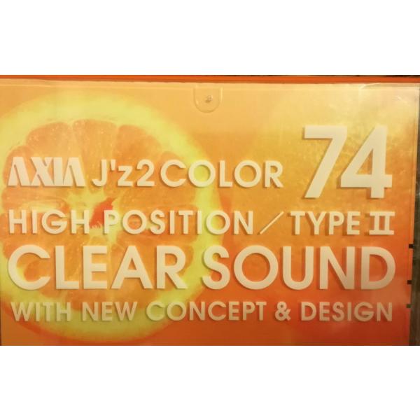 AXIA カセットテープ J&apos;z2 Color 74分 ハイポジ JZ2J 74