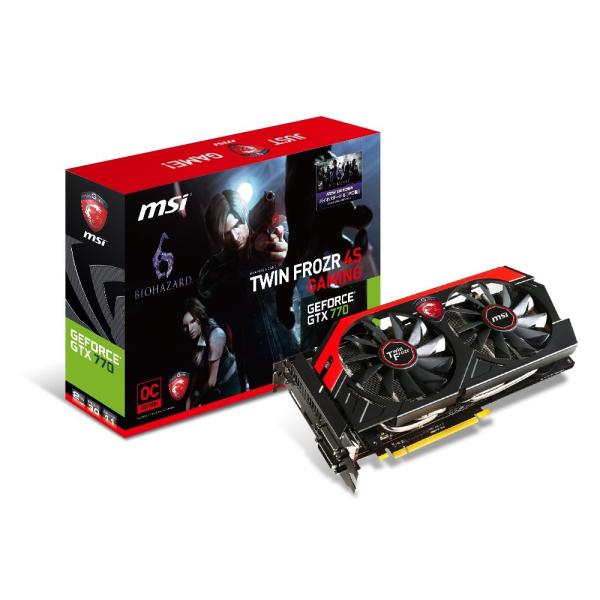 MSI N770GTX Twin Frozr 4S OC グラフィックスボード BIOHAZARD6...