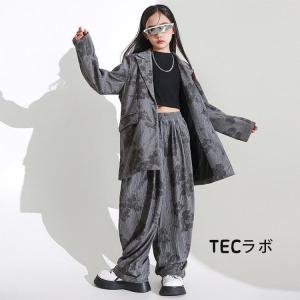 上品 花柄 キッズ ダンス衣装 スーツ セット...の詳細画像4