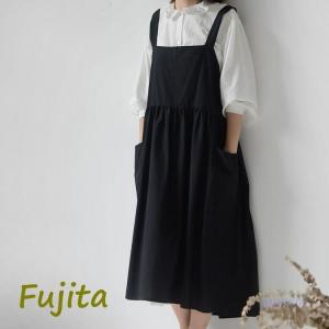 エプロン 北欧風 ワンピース チュニックエプロ...の詳細画像4