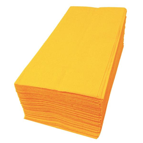 【紙ナプキン】8つ折り2PLYナプキン「オレンジ」（10パック500枚）