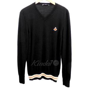 CARVEN ワンポイントニットセーター ブラック サイズ：M (明石店) 210429｜kindal