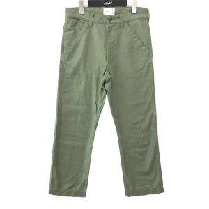 【値下げ】WTAPS 2020AW 「TROUSERS／COTTON SATIN」コットンサテンパンツ オリーブ サイズ：1 (EC)