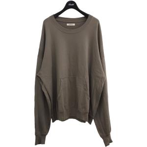 【値下げ】MATSUFUJI 2023SS「Crew Neck Sweat」クルーネックスウェット ベージュ サイズ：4 (EC)｜kindal