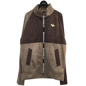 【値下げ】1piu1uguale3 GOLF ×lucien pellat-finet GOLF 「TRACK JACKET」ウルトラスウェードトラックジャケット GRB074 ブラウン サイズ：VI (EC)｜kindal