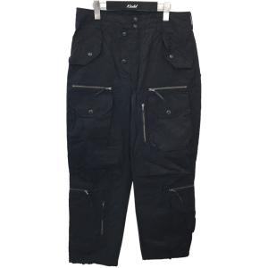 【値下げ】Engineered Garments×BEAMS 「Flight Pants Cotton Ripstop」フライトカーゴパンツ ブラック サイズ：Ｓ (EC)｜kindal