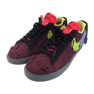 アクロニウム ナイキ ACRONYM×NIKE 「BLAZER LOW／ACRNM」 ローカットスニーカー ナイトマルーン×レモンベノム サイズ：26｜kindal